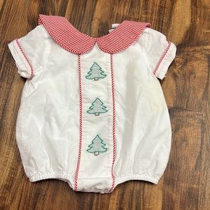 The smocking place Christmas bubble size 3 months boy